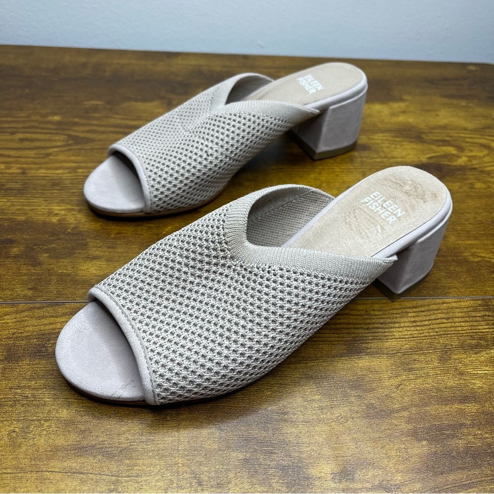 Eileen Fisher Fave Blush Heeled Sandal
